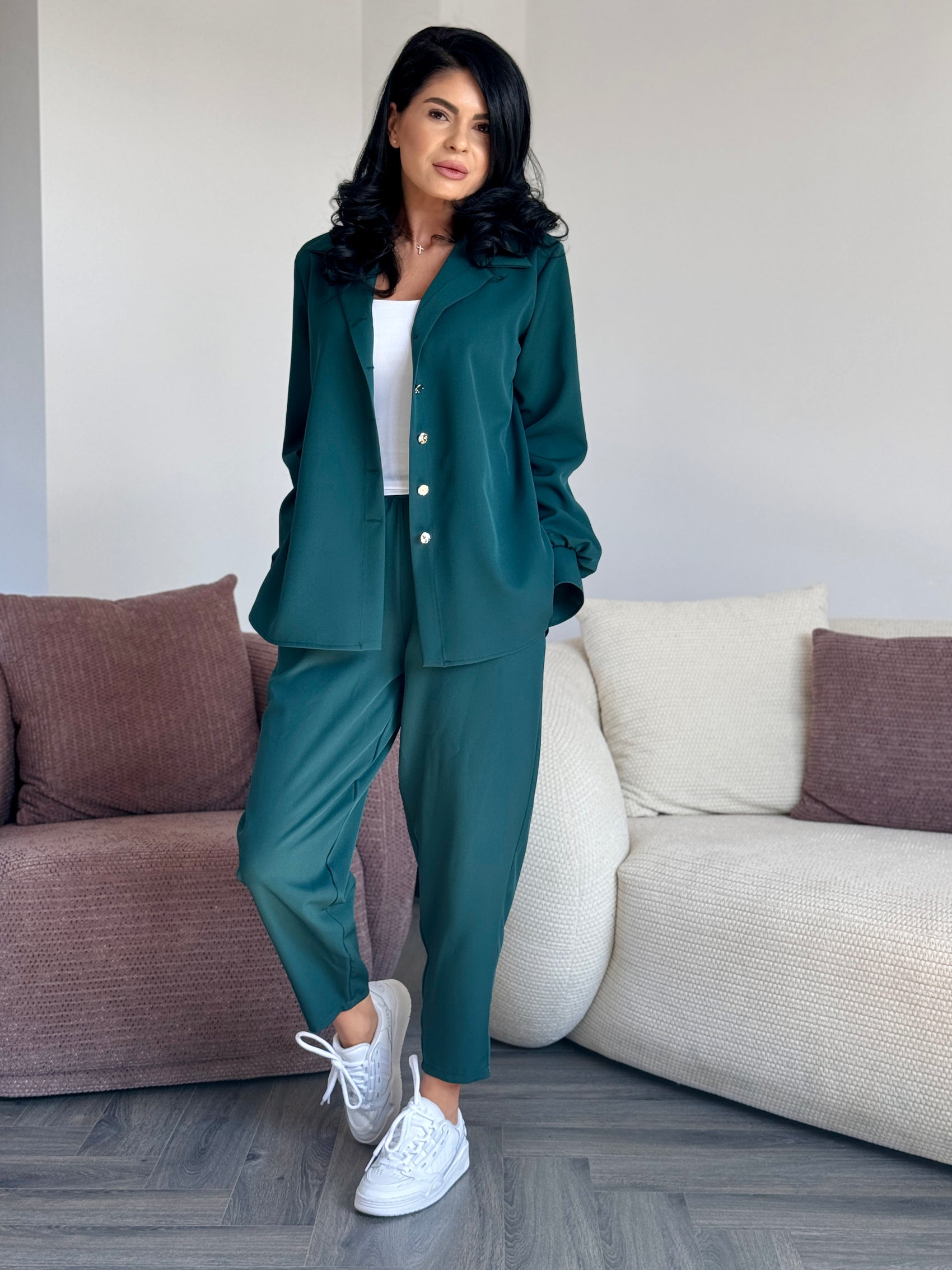 Costum Elly - Verde Inchis