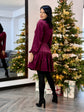 Rochie Celeste - Burgundy