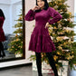 Rochie Celeste - Burgundy