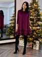 Rochie Alima - Burgundy