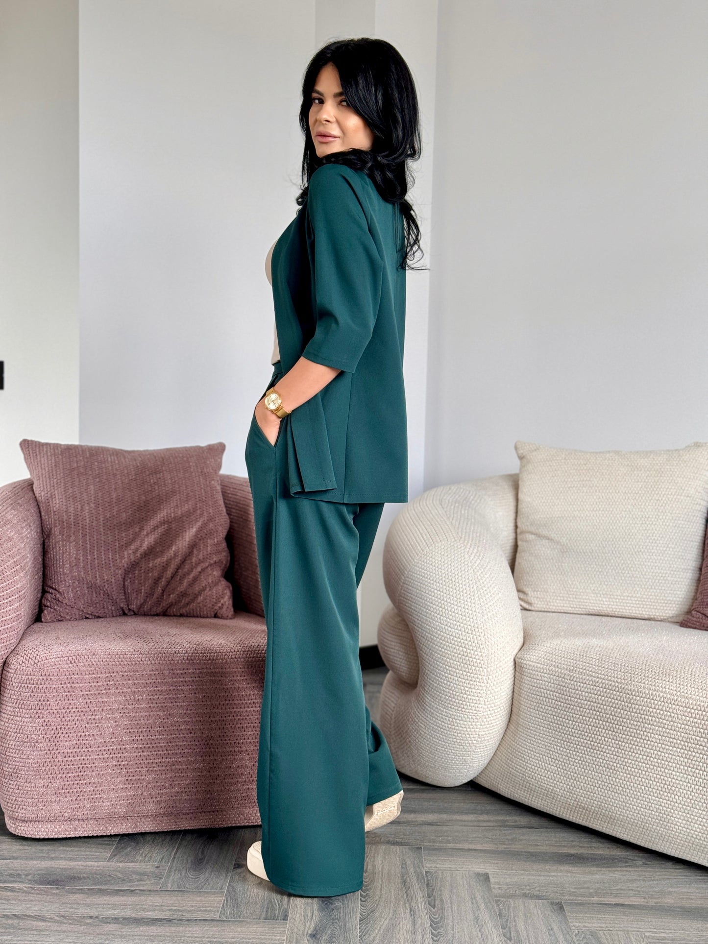 Costum Alicia - Verde Inchis