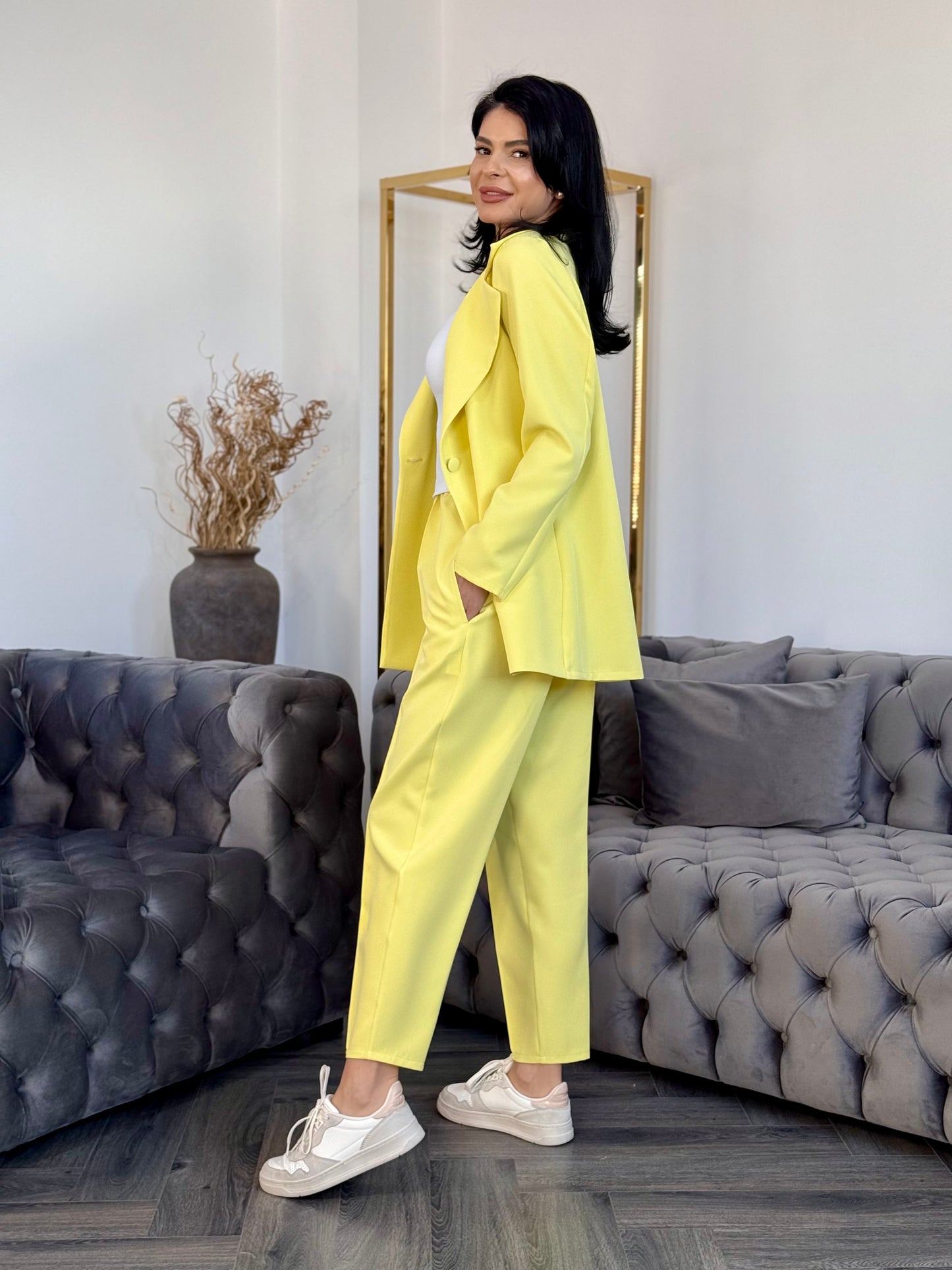 Costum Tannia - Lime Cream
