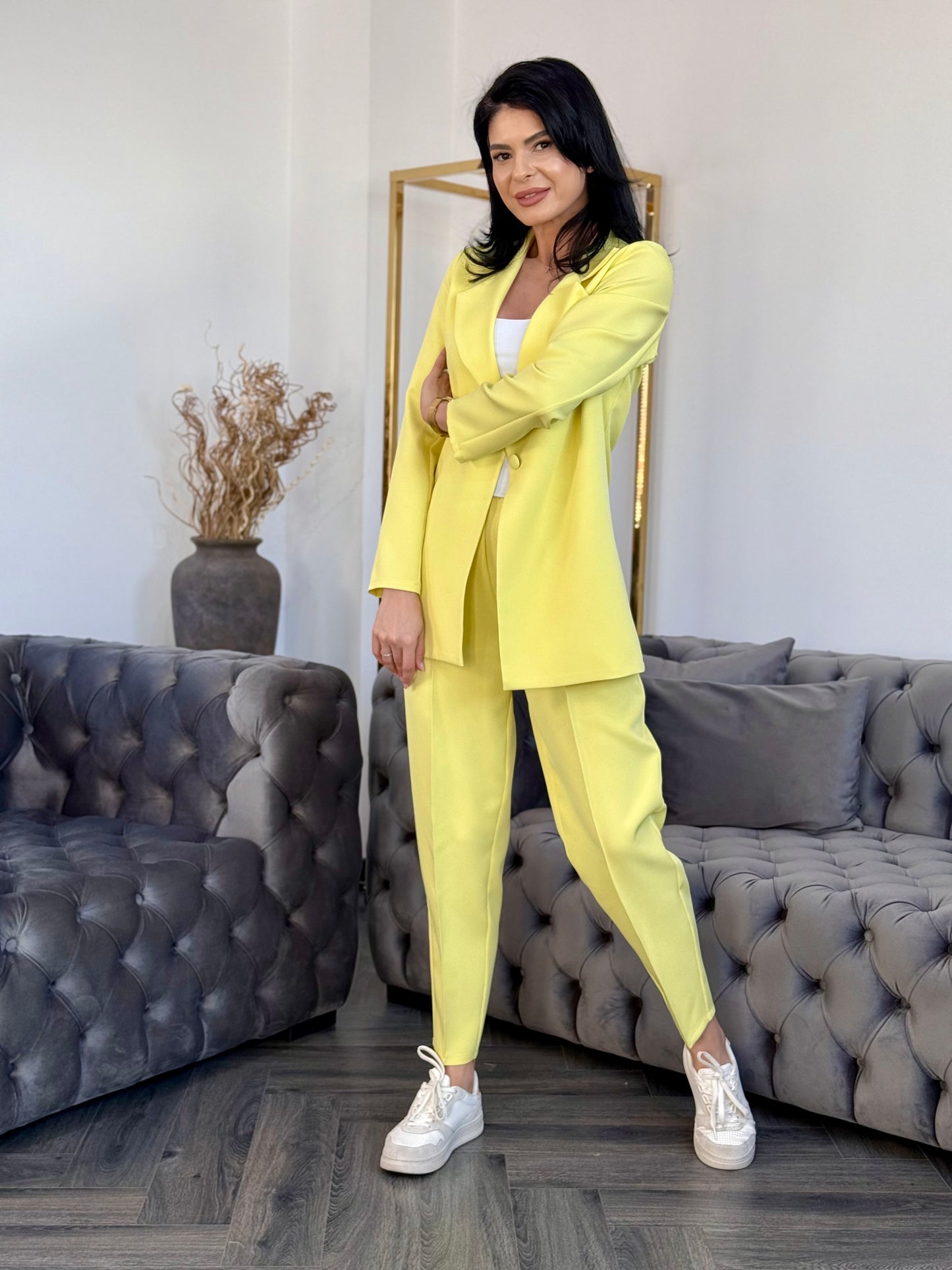 Costum Tannia - Lime Cream