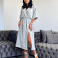 Rochie Angelique - White Gray