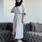 Rochie Angelique - White Gray