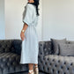 Rochie Angelique - White Gray
