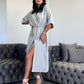 Rochie Angelique - White Gray