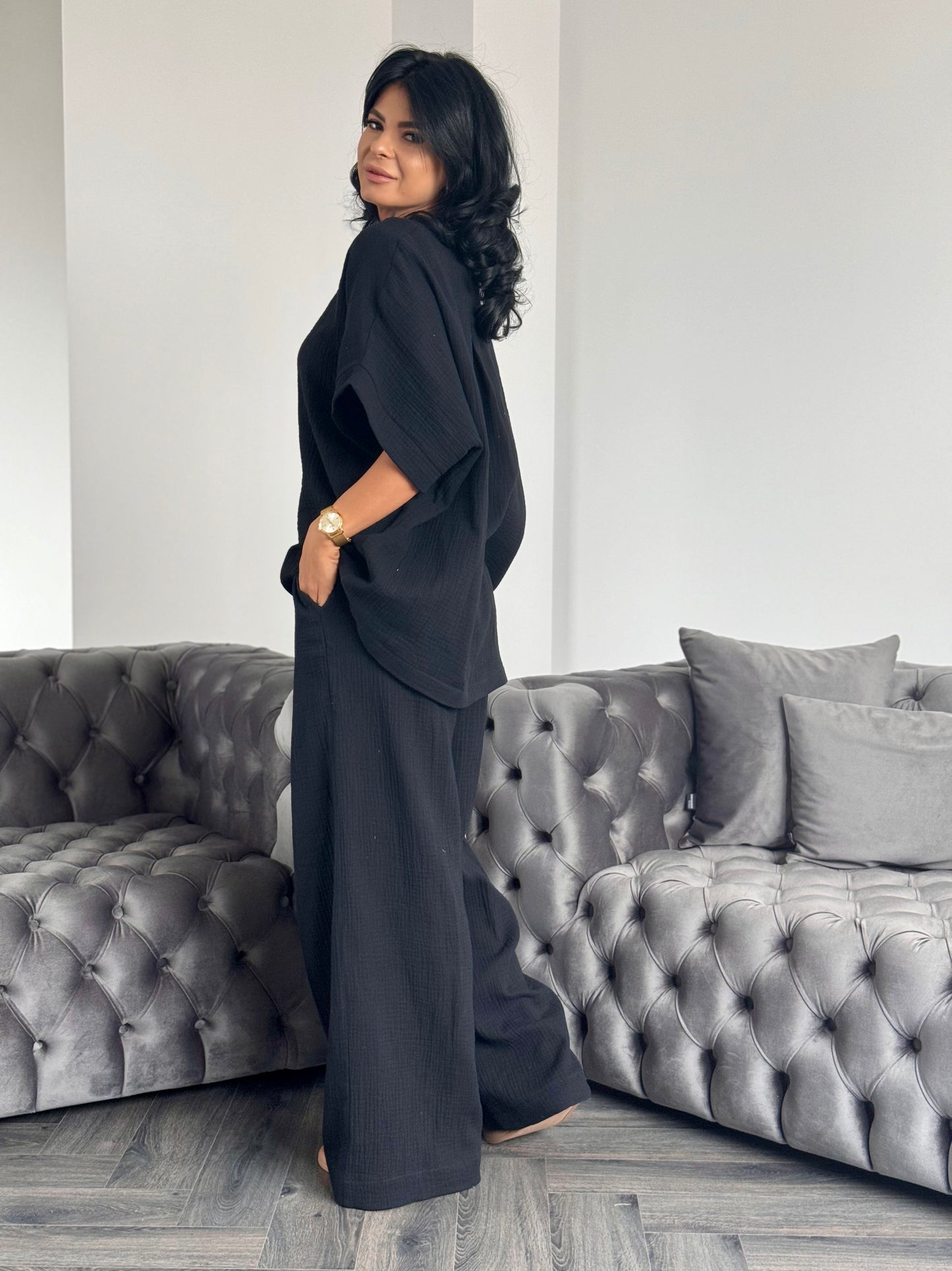 Costum Afrodita - Negru