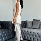 Costum Larisa - White Beige