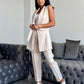 Costum Larisa - White Beige