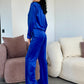 Costum Angy - Albastru Electric