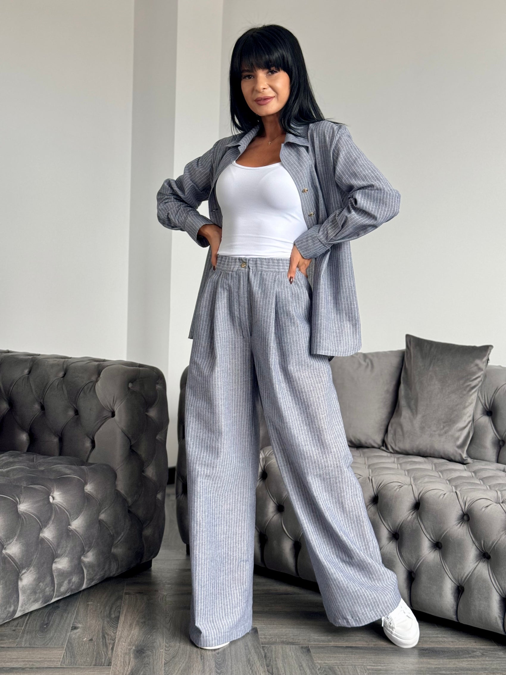 Costum Liona - Denim White