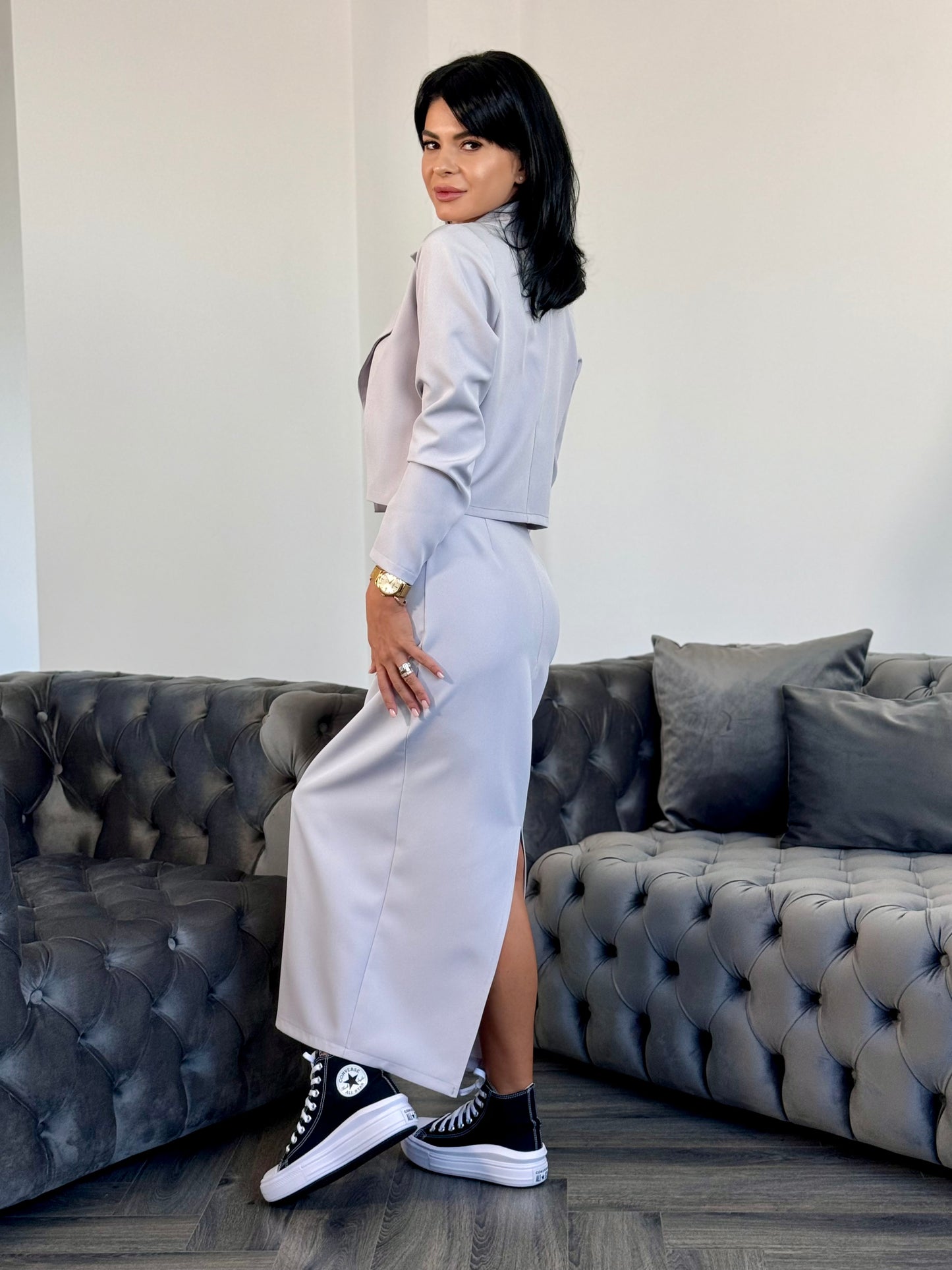Costum Gilda - Gray White