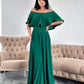 Rochie Lunga ELIZA  - Verde Brad