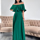 Rochie Lunga ELIZA  - Verde Brad