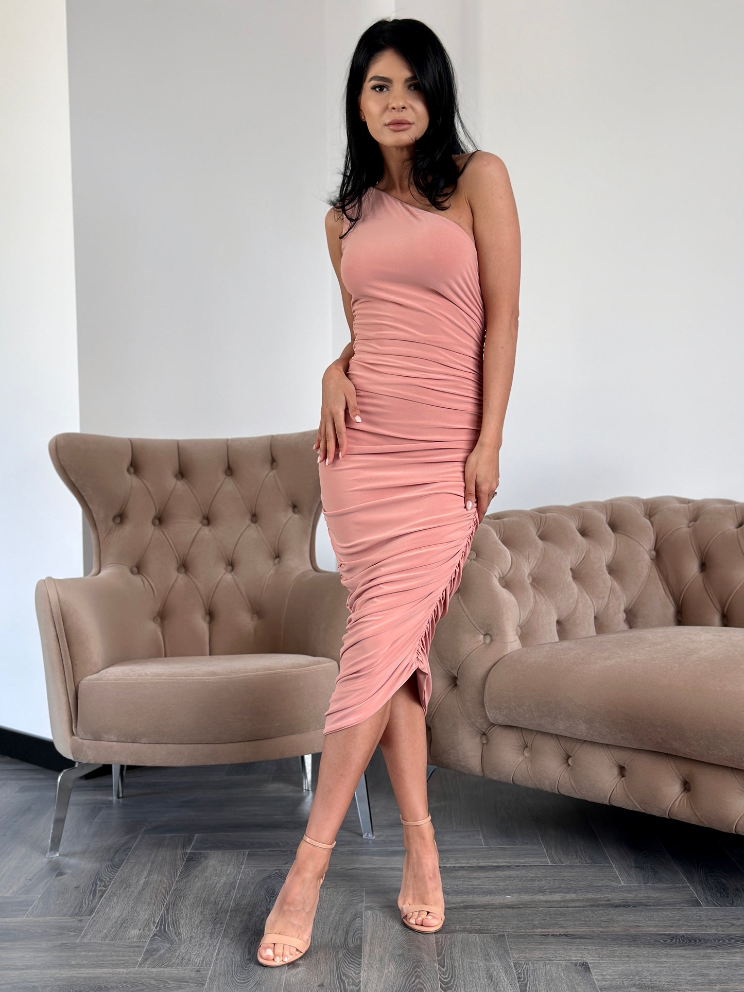 Rochie Anisia - Peach