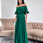 Rochie Lunga ELIZA  - Verde Brad