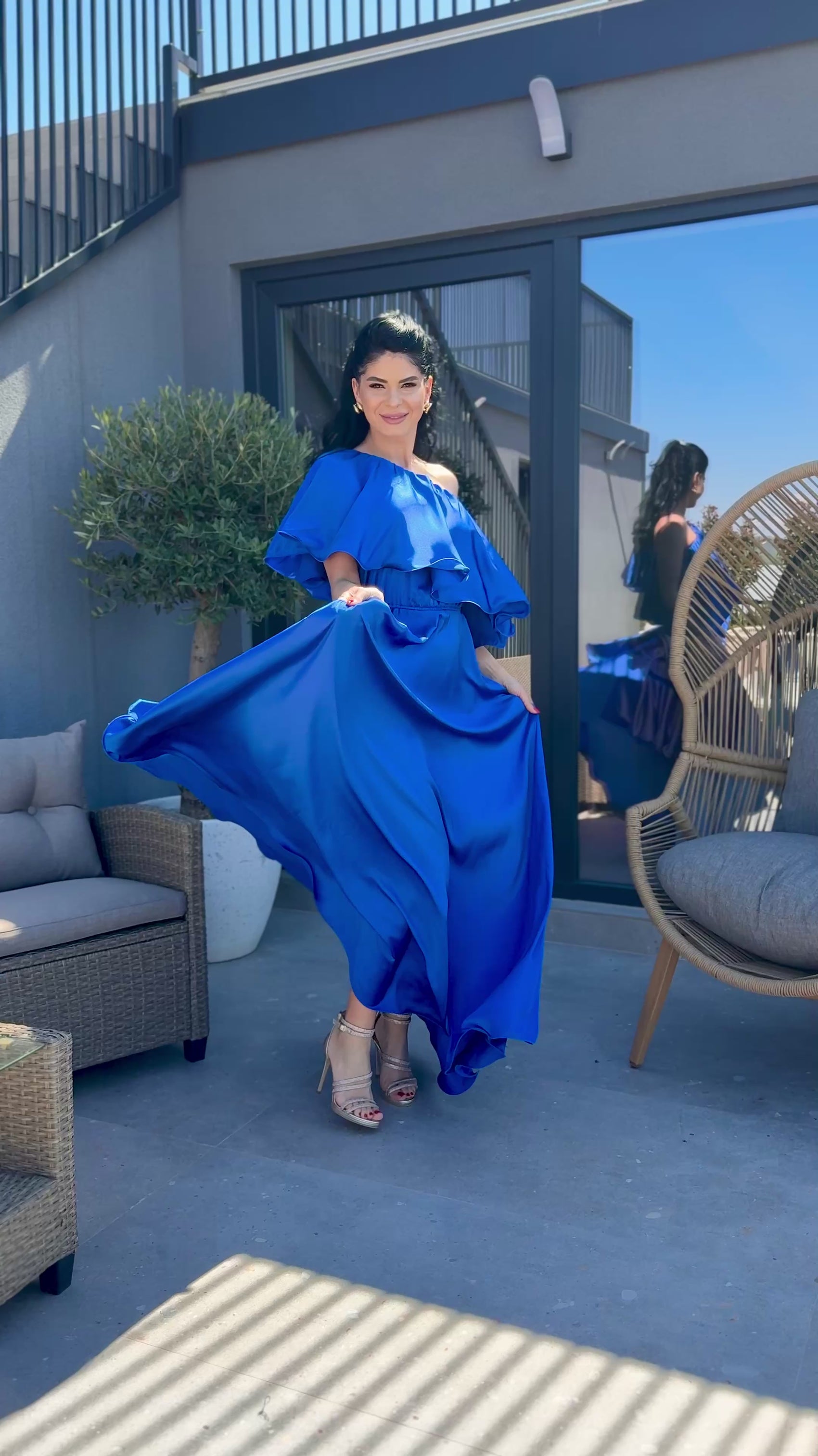 Rochie Karissa - Albastru Electric