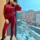 Costum Evelyn - Bordo