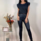 Colanti Piele Eco - Negru