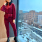 Costum Evelyn - Bordo