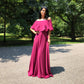 Rochie Lunga ELIZA - Viva Magenta