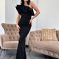 Rochie lunga SIMINA - Negru