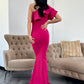 Rochie lunga SIMINA - Fucsia