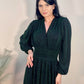 Rochie Rimma Long - Glitter Green