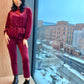 Costum Evelyn - Bordo
