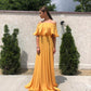 Rochie Lunga ELIZA  - GALBEN