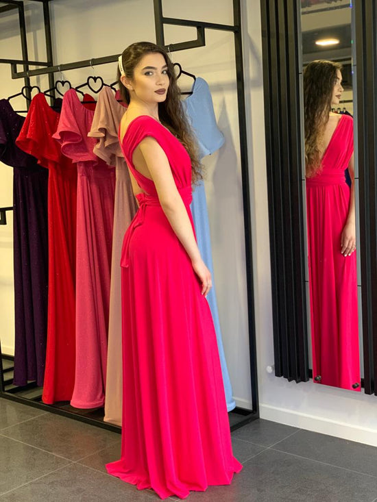 Rochie VERSATILA - ROZ FUCSIA