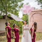 Rochie lunga SIMINA - Bordo