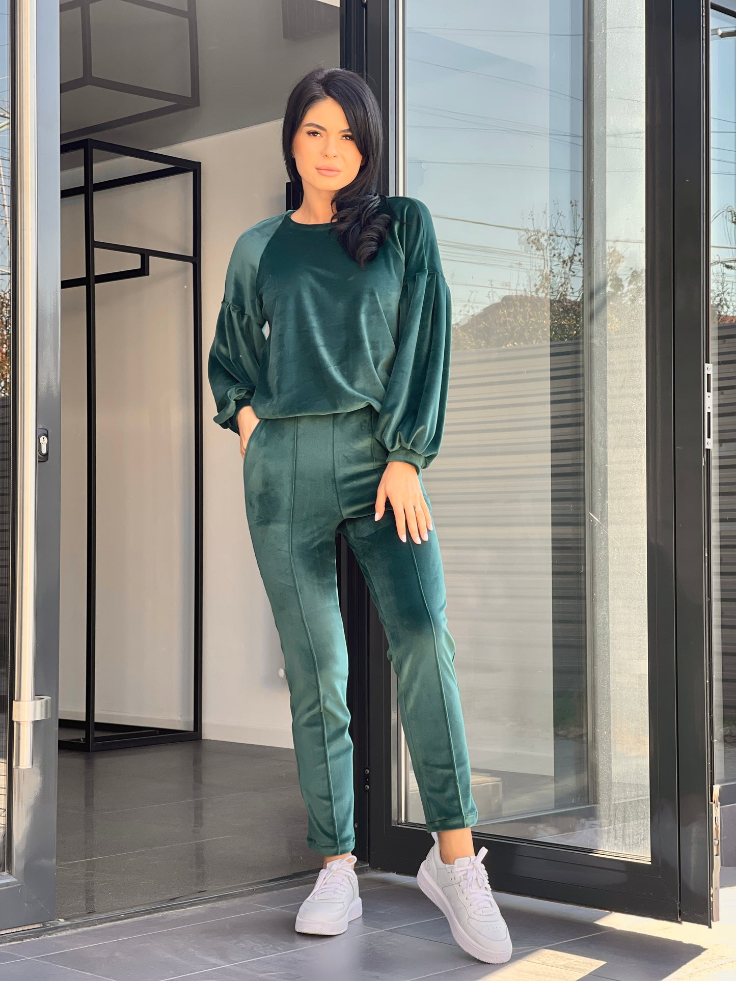 Costum Ellie - Verde Smarald