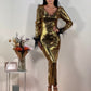 Rochie Elizabeth - Gold