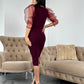 Rochie Eva - Bordo