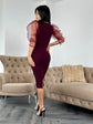 Rochie Eva - Bordo