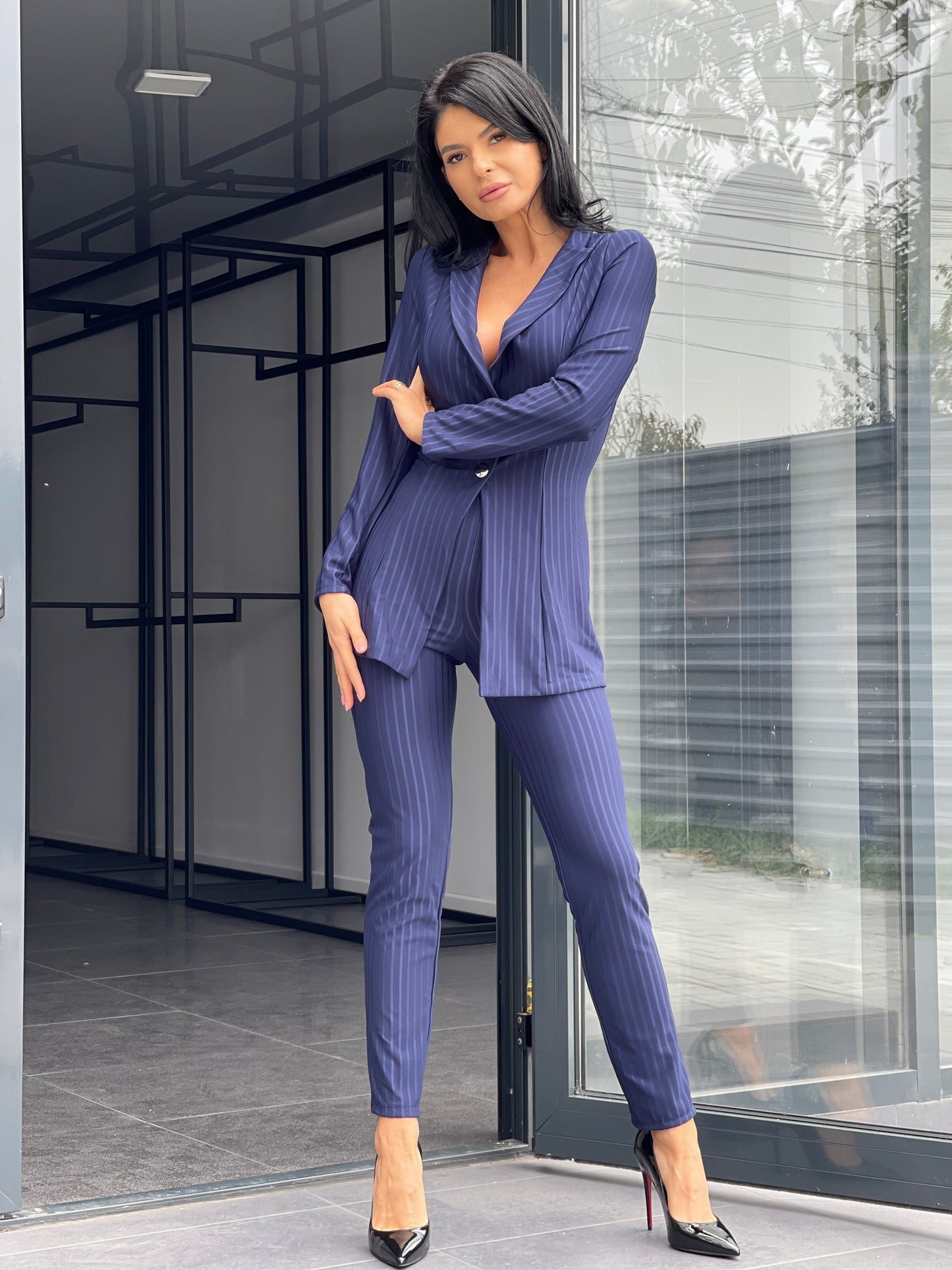 Costum Leah - Bleumarin