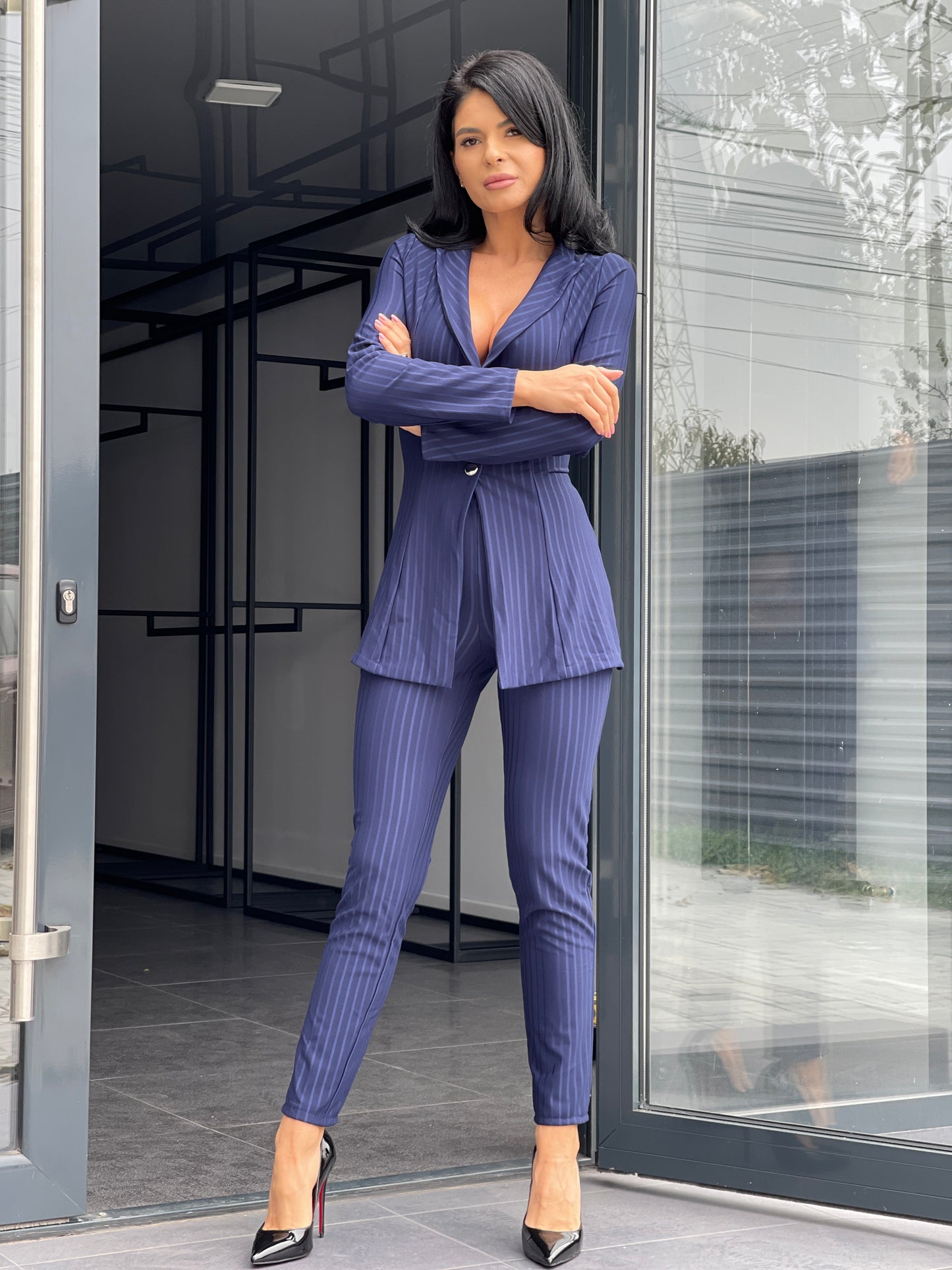 Costum Leah - Bleumarin