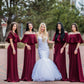 Rochie Lunga ELIZA  - Bordo