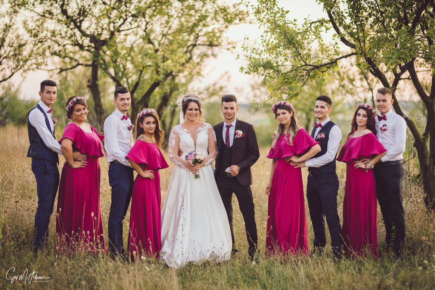 Rochie Lunga ELIZA - Viva Magenta