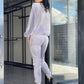 Costum MONA SOFT - Gri Deschis
