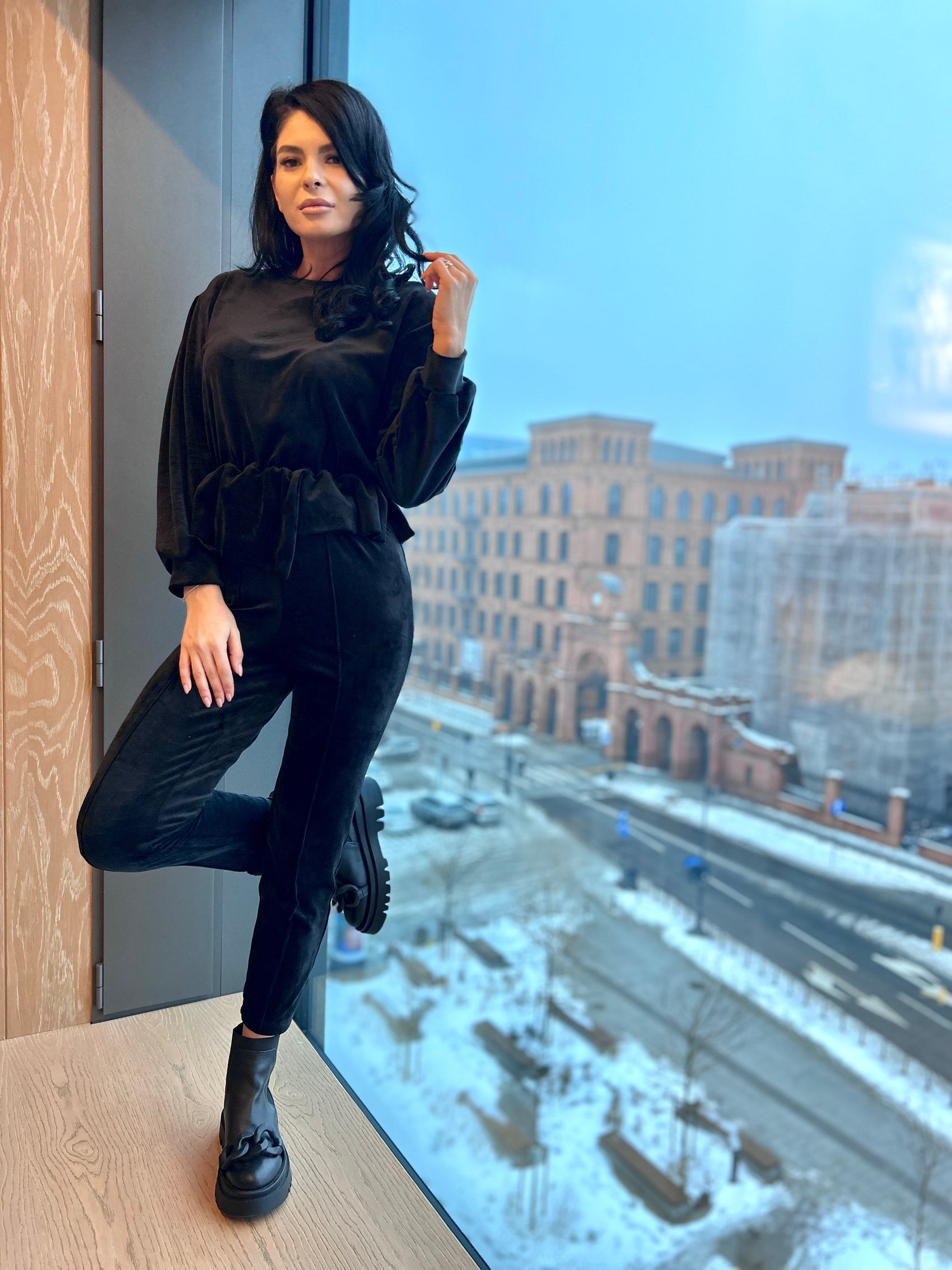 Costum Evelyn - Negru