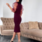 Rochie Eva - Bordo