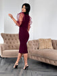 Rochie Eva - Bordo